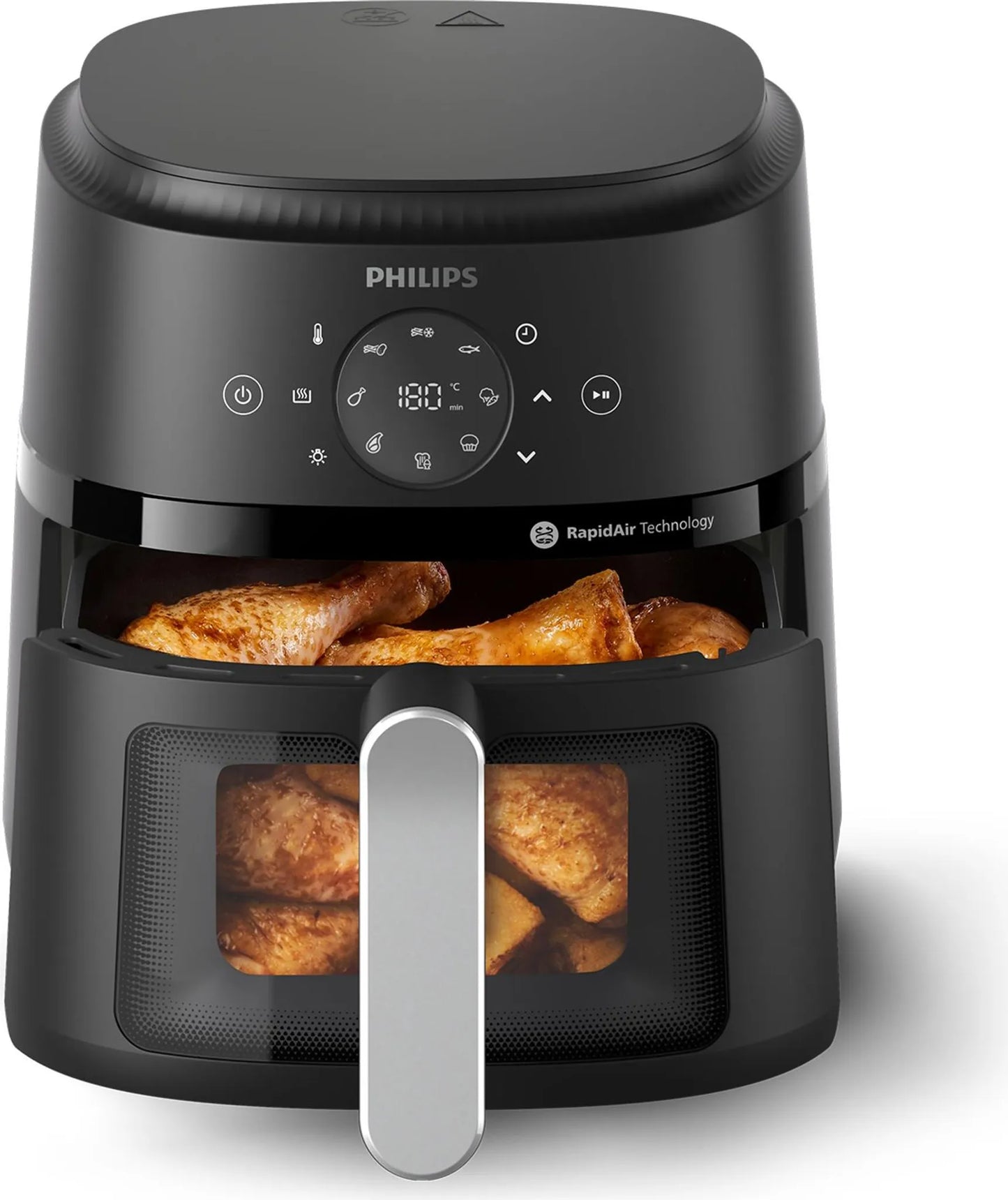 Philips NA221/00 4.2L Air Fryer – Compact, Digital, RapidAir, Black – Top Rated
